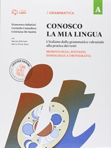 Conosco la mia lingua. L'italiano dalla grammatica valenziale alla pratica dei testi. Con Eserciziario. Per la Scuola media. Con e-book. Con ... comunicazione, testo e abilità (Vol. A-B)